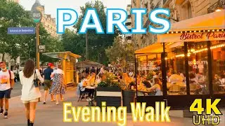 Paris evening walk 2021 | Paris 4K| A walk in  Invilides | A walk in Paris