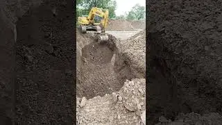 deep excavation for structure foundation Road construction bridge engineering flyover road #shorts