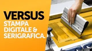 Spiegazione della stampa digitale e serigrafica
