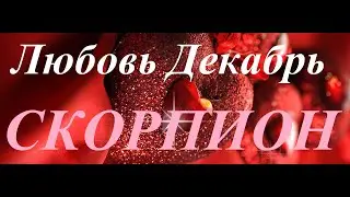 SCORPIO LOVE DECEMBER 2020.