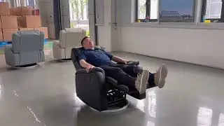 SIGMA RC-8005RS BLACK Single Seater  Recliner with Swivel/Rocker/Glider