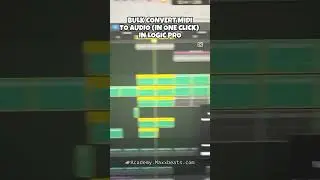 💎🎹 Logic Midi To Audio Trick #logicpro