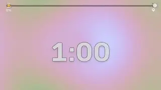 🧑&zwj;🍳➡️🍽️ | Cooking Emoji Progress Bar-1 Minute Countdown Timer