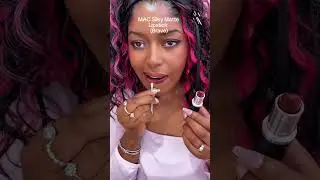 пробую новую праздничную помаду #клюква #суфле #lipcombo