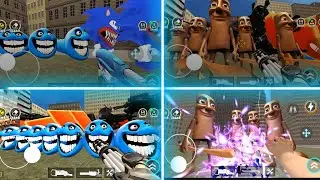 Nextbots in playground mode new update 2025 🤯 new thun thun thun saur
