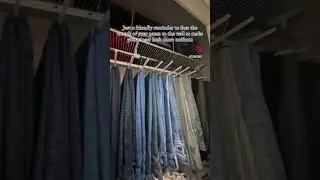 Closet Hack: The Easy Way to Keep Your Closet Looking Organized!