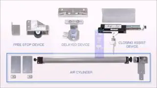 Sliding Door Closer OPTION AIR CYLINDER