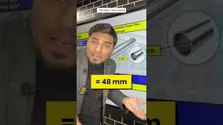 ✅Calculate The Weight Of A Stainless Steel Pipe #viralshorts
