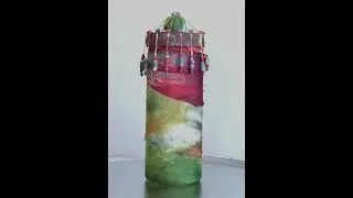 Altered Jar - Silk Wrapped