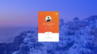 How to Make Responsive and Beautiful Profile Card UI Design | HTML and CSS Tutorials for Beginners