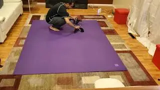 Gxmmat Extra Large Exercise Mat 6'x8'x7mm for Home Gym Flooring, Cardio Workout Mats Non-Slip
