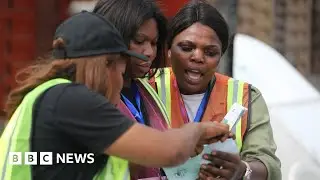 Nigeria's election ballots being counted after millions turn out to vote &mdash;BBC News