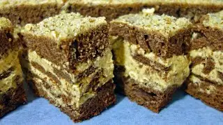 Ciasto BŁAZEN 🍰 Najlepszy przepis na wilgotne ciasto z kajmakiem i orzechami!