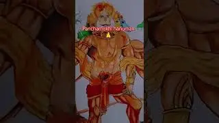 Jai hanuman gyan gun sagar 🙏🙏 #drawing #realistic #art #hanumanji #shorts