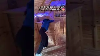 That feeling when you realise the the cabin has an extended bar!
