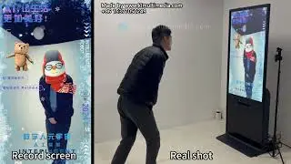 Virtual Photo Booth | interactive LED display | AR screen interaction