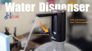 Hoteon Foldable Water Dispenser Pump, Type C Rechargeable Water Pump