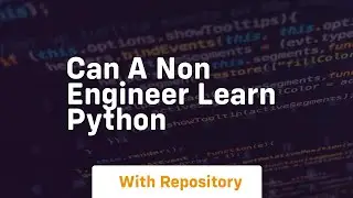 can a non engineer learn python