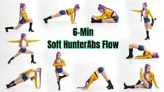 Rumi Core Reset | 6-Min Soft Hunter Abs Flow | Gentle Core Workout for Stress & Belly Fat