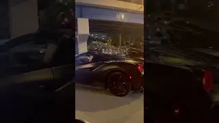Santa Claus Riding His Ferrari #shorts