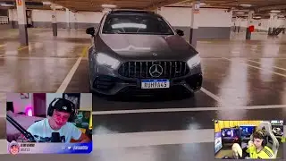 BK REAGINDO - REAÇÃO DO ARUAN AO VER O NOVO CARRO DO BKINHO 😮