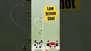 FC 26 How to Low Driven Shot #fc26 #LowDrivenShot #shootingtips