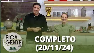 Fica com a Gente: Brigadeiro e Palha italiana (20/11/24) | Completo