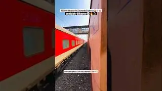 12259-Sealdah-Bikaner AC Duronto Express Flat 130km/h🚂🔥 #shorts #short #yt #trainjourney #railfan