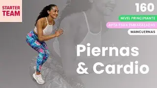 Pierna & Cardio 🔥| ¡Mejora el tono muscular y quema calorías! 💦| 30/30