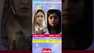 The Girlfriend vs Haq |Box Office CollectionComprison |#boxofficebattle#rashmikamandanna#haq