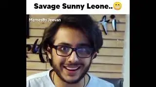 savage sunny leon@ 😅🤪😆⚡#funny #tranding