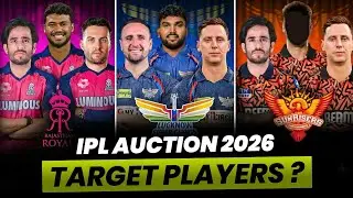 Auction Blast! 🔥 350 Players Final — SRH, LSG & RR IPL की सबसे Dangerous Strategy!