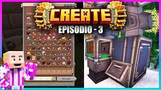 Creamos el INDEXER del mod CREATE en Minecraft survival  | Capitulo 3