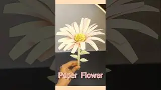 Easy craft paper flower🌸 #diy #craft #craftideas #flowers