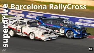 Gran Turismo&trade; 7_Motorsport GT7 Barcelona Rally Cross Ford Focus Hardly Dirty IA