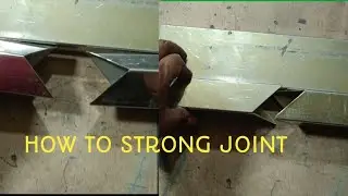 Best joint for square pipe// How To strong joint for SS pipe// स्क्वायर पाइप का स्ट्रांग जॉइंट कैसे