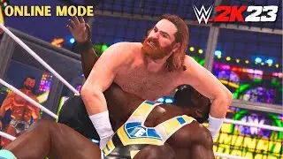 The Most TOXIC Elimination Chamber Match I've EVER Played... (WWE 2K23 Online)