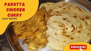 Parotta with Chicken Curry | Readymade Parotta | Chicken Curry #parotta #chickencurry #food 