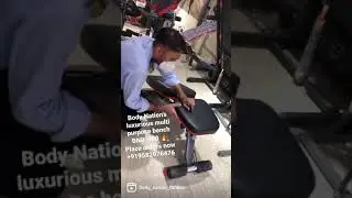Body Nation&rsquo;s multi adjustable bench BNB-300 with foldable feature . Incline + decline + flat bench.