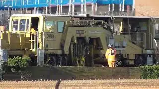 NIR Tamper 08N8 in action at Lagan Junction. 30/12/20