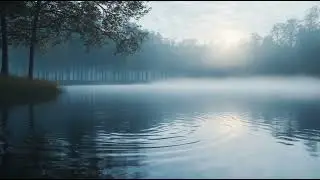 Misty Dawn Lake Ambience (15-Min Loop) &mdash; Ultra Still Forest Soundscape for Work & Meditation