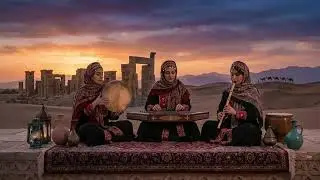 Silk Road Echoes طنین جاده ابریشم Persian Santur Instrumental Silk Road Ambient for Focus Meditation