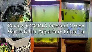 Review COODIA Internal Green Water Killer Aquarium Filter Tank U-V Pump