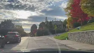 2025 Autumn in Montreal - Driving Home #autumn #montreal #fallfoliage #fallcolors #fallcolours