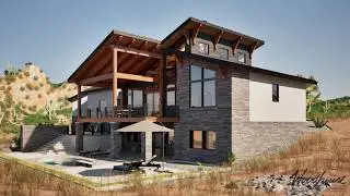 CrystalFalls Timber Frame Home - Predesign