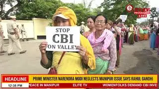 Womenfolks demand CBI Investigation from hill first