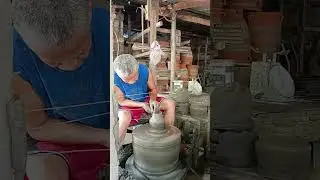boss Ariel ocampo throwing vase pot pls.like& subscribe thank u