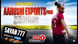 AARUSHI ESPORTS PAID SCRIMS|| 12 AM LIVE LOBBY 🔴||#longvideo#freefiretournament #viral#classyff#rai