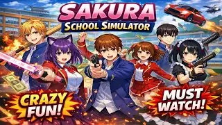 Sakura School Simulator Gameplay | Crazy School Life & Funny Moments