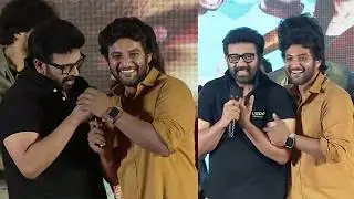Hero Aadi Sai Kumar Fun With JD Chakravarthy ||  Barabar Premistha || Pre Release Event || MTB